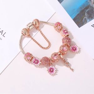 Beautiful Charm bracelet rosegold